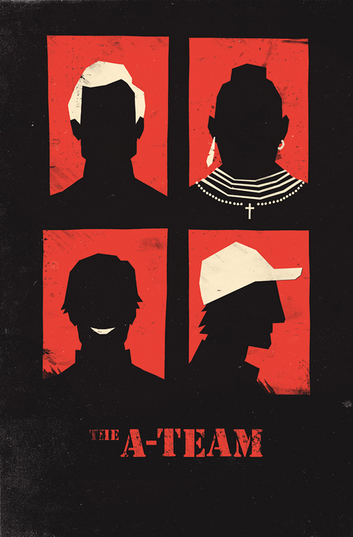 The A Team par Olly Moss