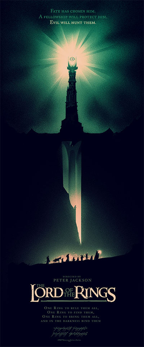 Lord of the Rings par Olly Moss