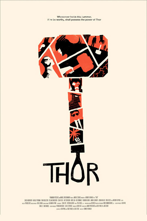 Thor by Olly Moss