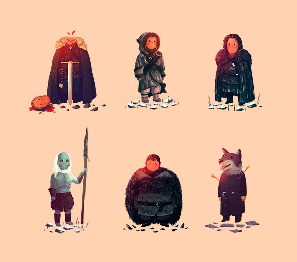Game of thrones illustrations