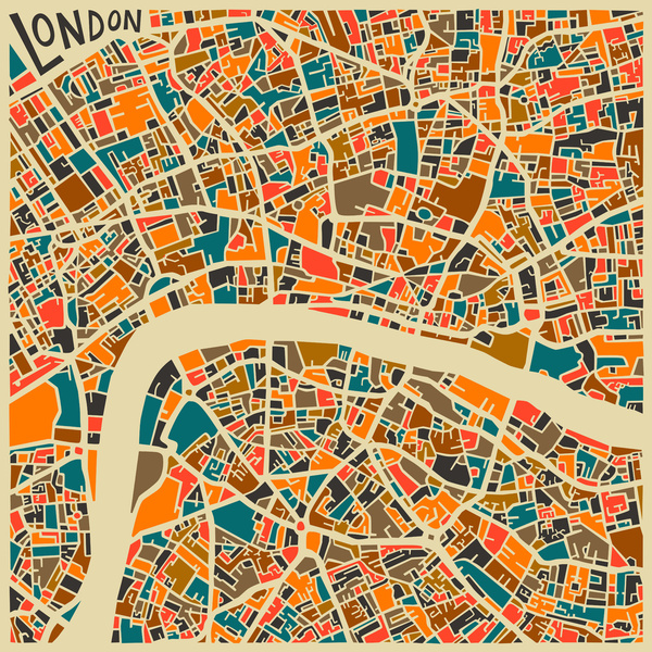 Cartes graphiques Londres