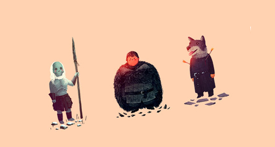 Game of Thrones par Olly Moss