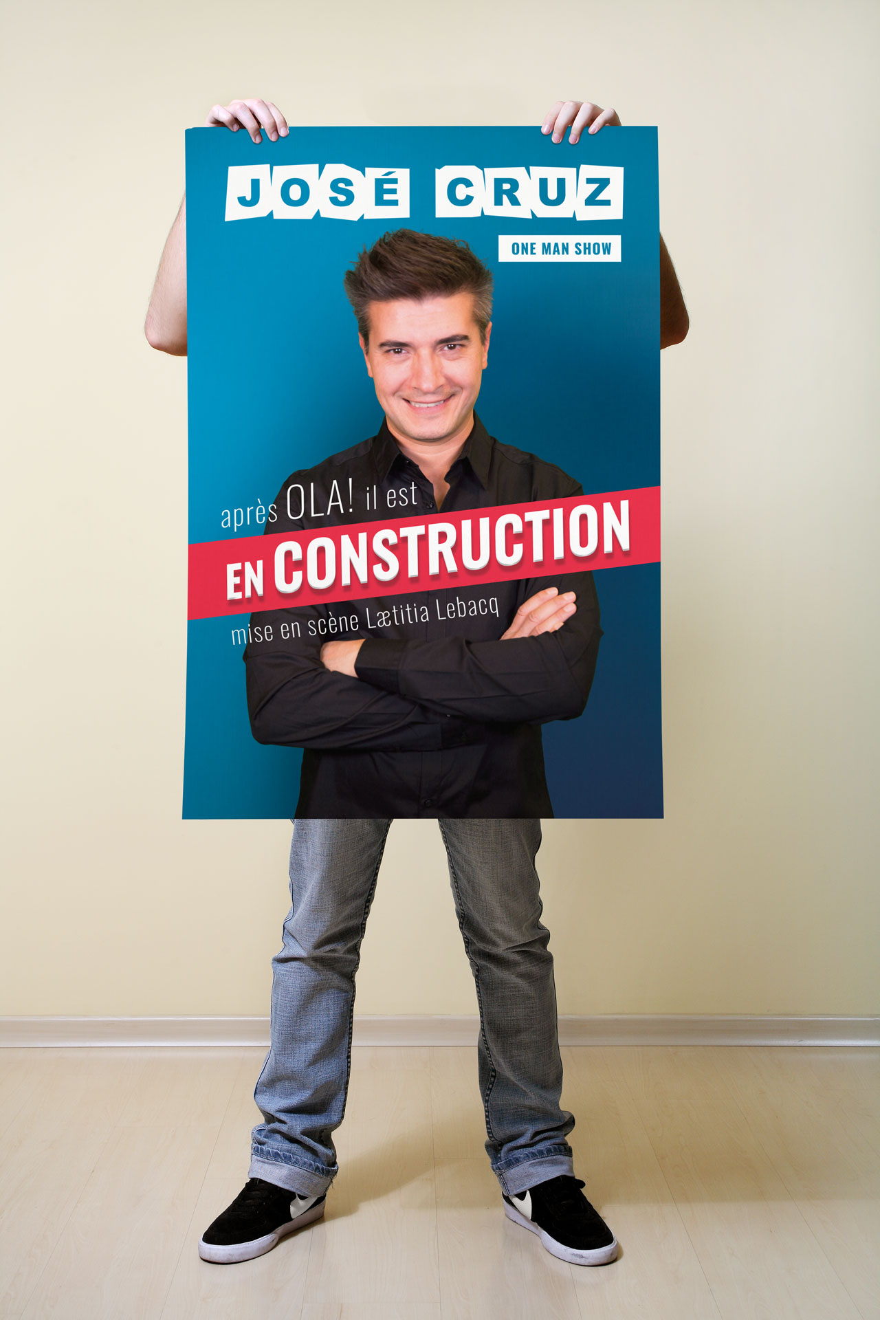 Affiche du spectacle En construction de José Cruz