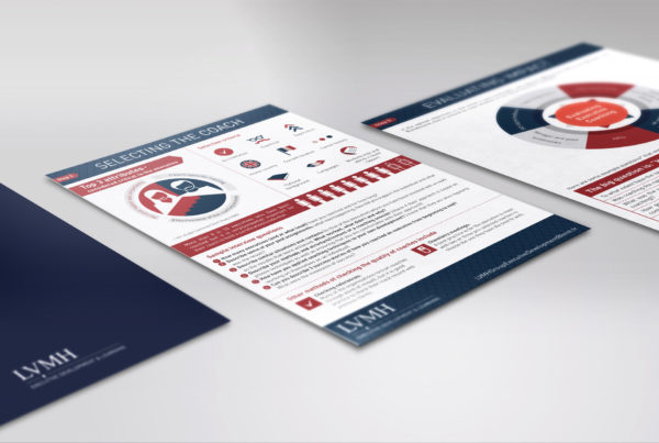 Cartes infographiques LVMH, format A5