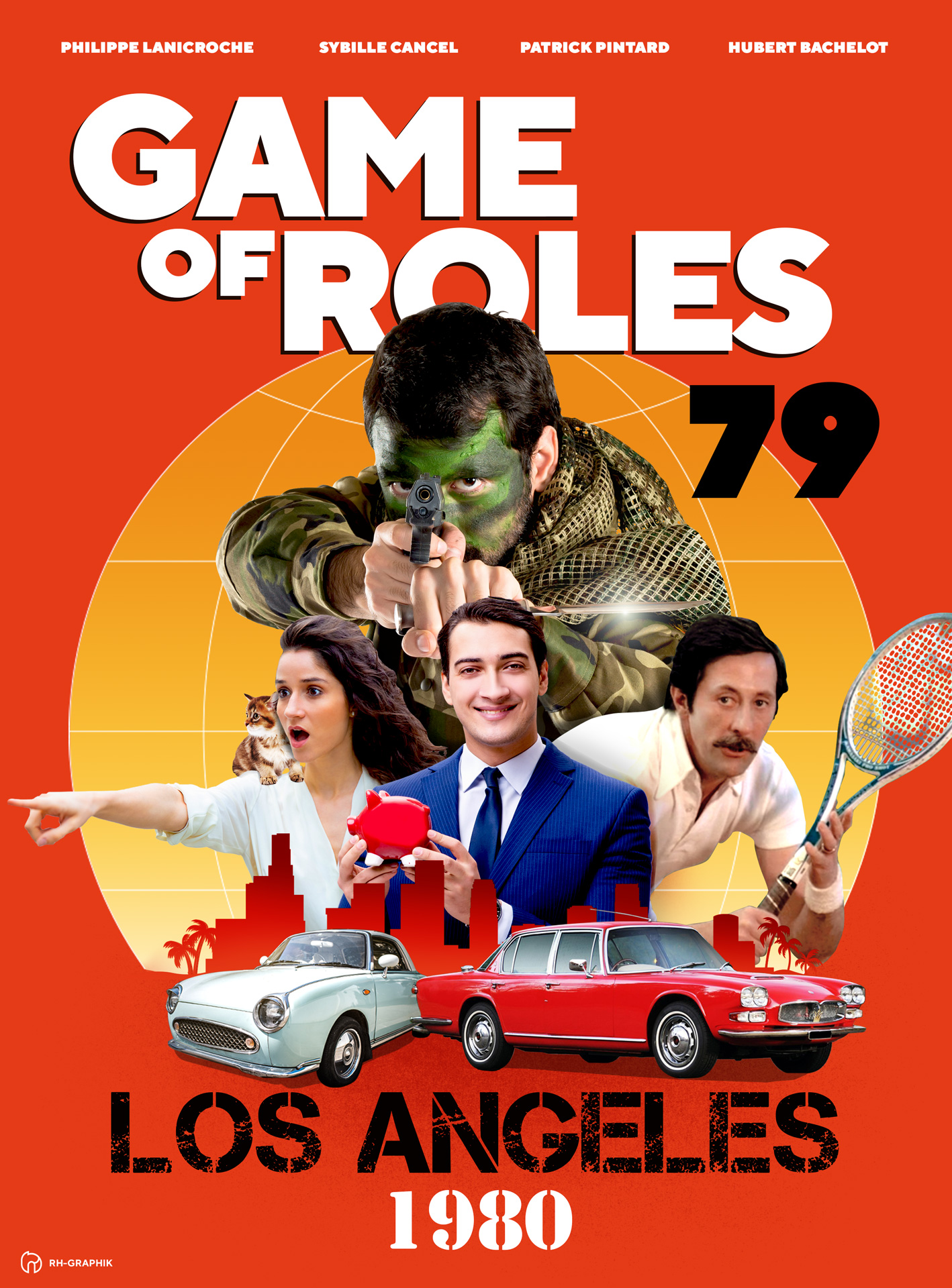 Visuel affiche pour game of roles 1979