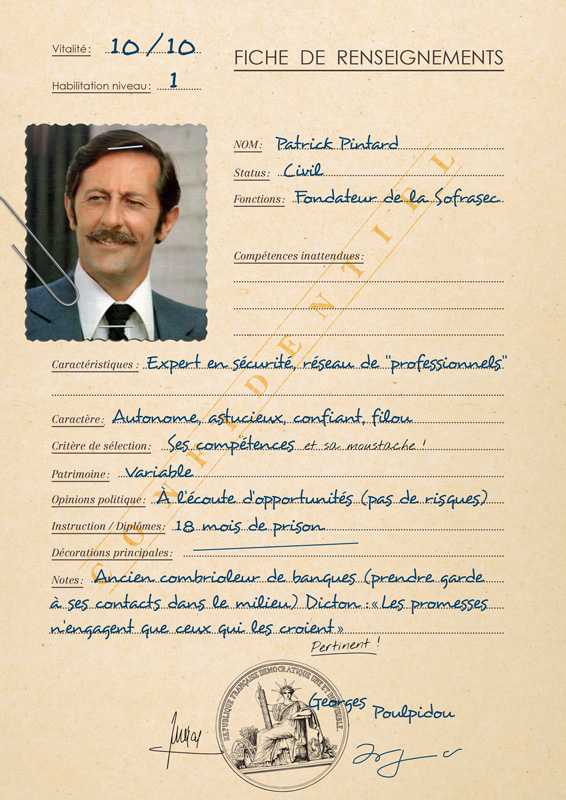 Fiche de personnage Patrick Pintard pour game of roles 1979