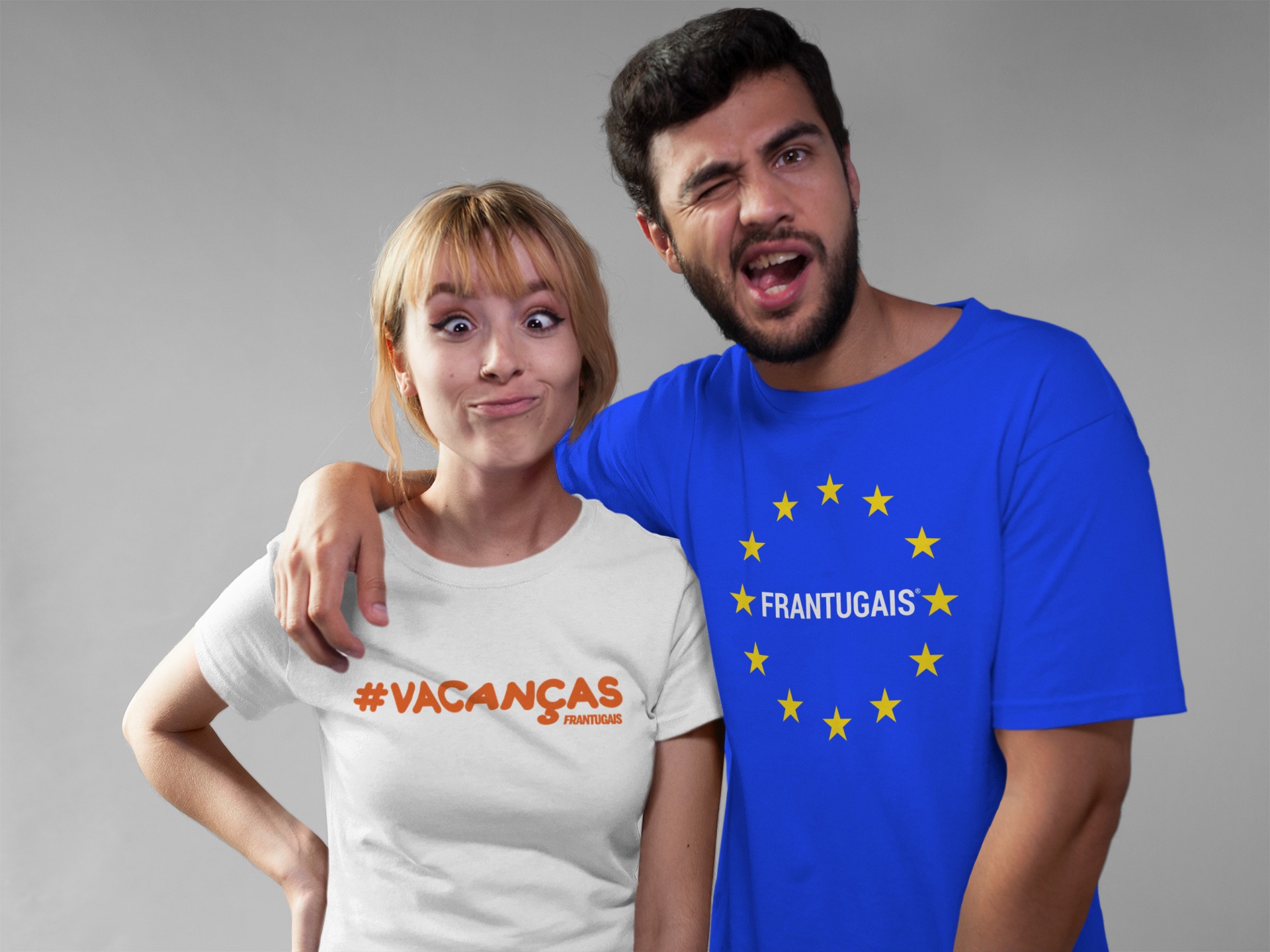 T-shirts Vacancas et Frantugais europe