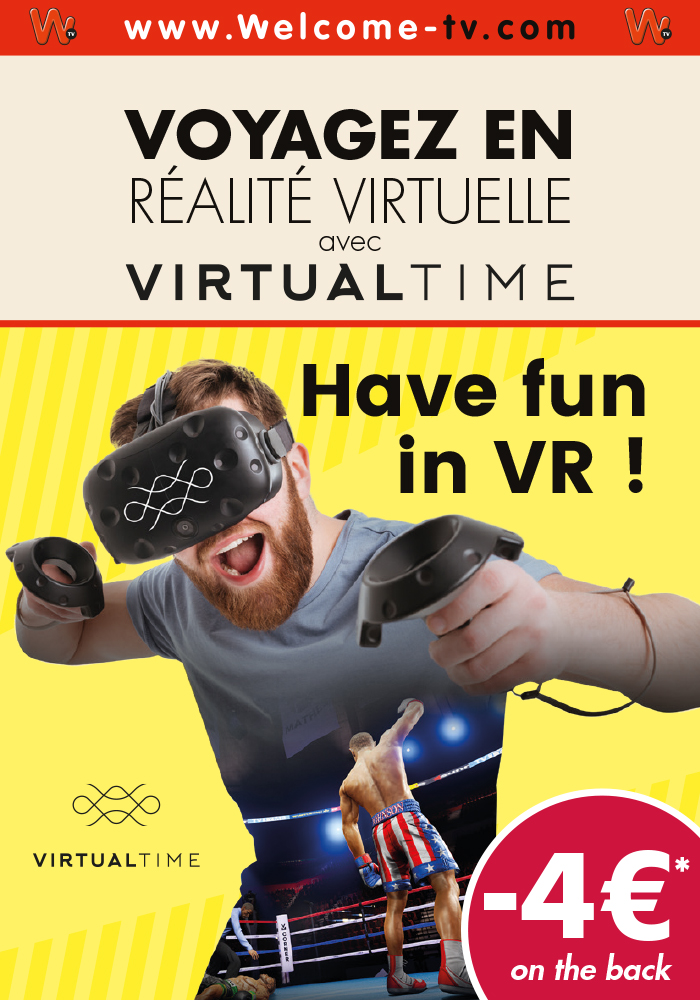 Carte Welcome TV Virtual Time